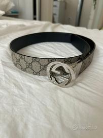 Cintura Gucci reversibile con fibbia