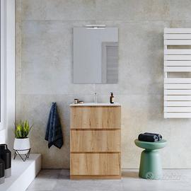 Mobile bagno a terra 60 cm DEGHI rovere acero