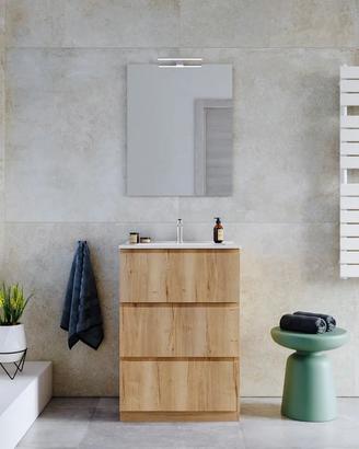 Mobile bagno a terra 60 cm DEGHI rovere acero