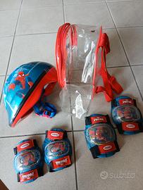 Caschetto bici bambino Spiderman