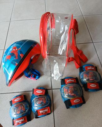 Caschetto bici bambino Spiderman