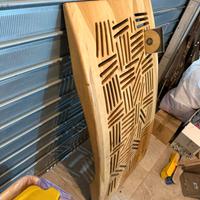 porta cd in legno massello di designe