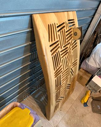 porta cd in legno massello di designe