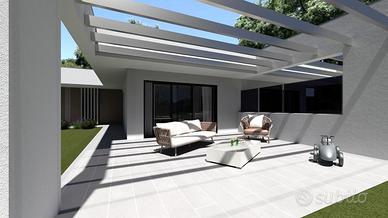 Nuova costruzione - villa di 140 mq con giardino