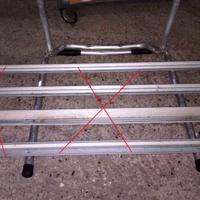 PORTABICI 4 POSTI CAMPER CARAVAN SUPPORTO