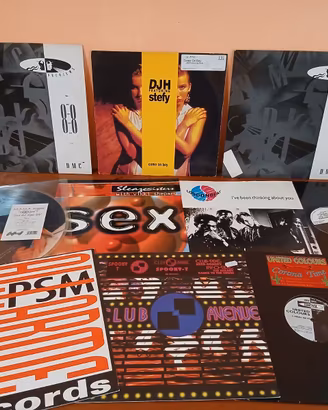 Lotto 20 Vinili House - Dance anni 90