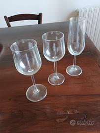 Set bicchieri in cristallo