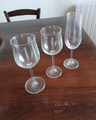 Set bicchieri in cristallo