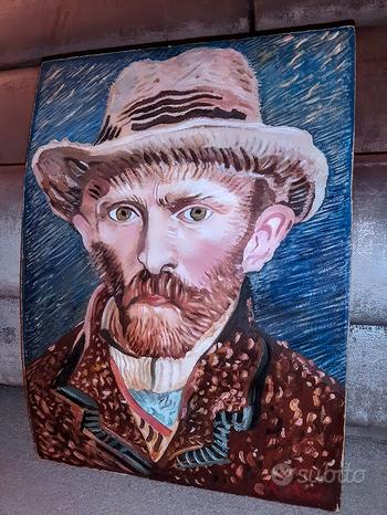Quadro olio su tela Van Gogh originale antico