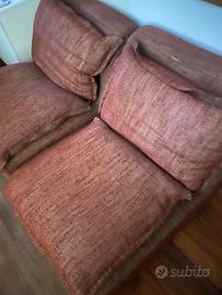 2 Poltrone vintage con cuscini