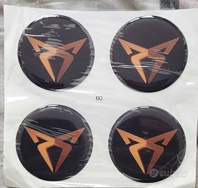 Cupra Adesivi copri mozzo Metallo diam. 58 e 60 mm