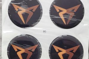 Cupra Adesivi copri mozzo Metallo diam. 58 e 60 mm