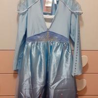 Costume carnevale Frozen vestito bambina 6-8 an