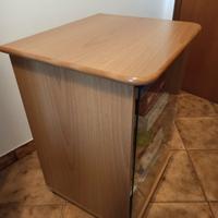 cassettiera e vetrinetta portadocumenti/oggetti