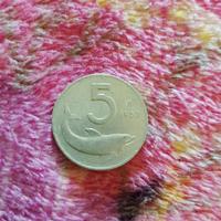Moneta 5 Lire 1953 rara collezione 