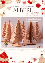 Alberi di Natale in legno