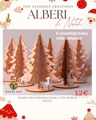 Alberi di Natale in legno