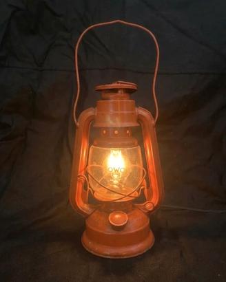 Lampada vintage Frowo elettrificata
