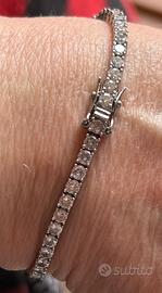 Braccialetto tennis con zirconi