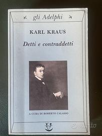 Karl Kraus Detti e contraddetti Roberto Calasso