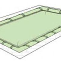 Copertura invernale per piscina rettangolare 3x6