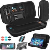 Custodia rigida case nintendo switch 2 + accessori