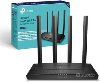TP-Link Archer C6 Gigabit Router Wi-Fi, Dual Band