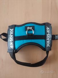 pettorina cane julius k9 2 xs mini nuova 