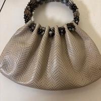 Borsa Rettile con Agata Nera
