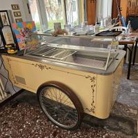 Carretto porta gelati gelati vintage