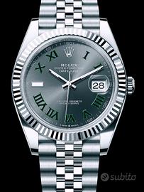 Rolex DJ 41 126334 Wimbledon jubilee 2024 full