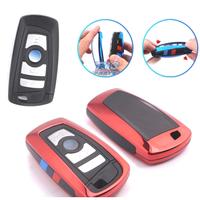 CUSTODIA CALOTTA CHIAVE BMW QUADRATA IN ROSSO