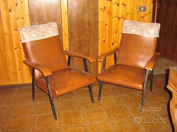 Poltroncine degli anni 60 n'2 pezzi