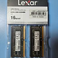 Lexar 16 Gb RAM DDR4 3200 mhz cl22