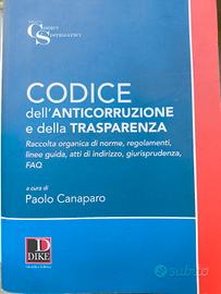 codice dell'anticorruzione e della trasparenza 