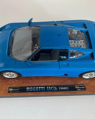 Modellino burago Bugatti EB 110