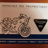 Libretto manutenzione Triumph + Portalibretto