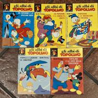 Lotto 5 Albi di Topolino Mondadori anni '60/'70