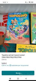 fumetti topolino set da 5 pezzi 
