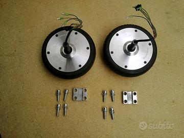 Ruote 8" a motore da 300 Watt  per rover semoventi