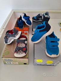 lotto scarpe bimbo dal 17 al 23