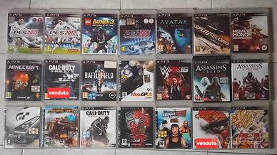 collezione di 21 giochi originali per PS3