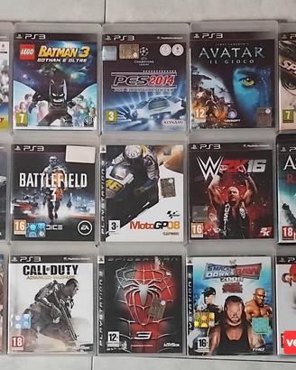 collezione di 21 giochi originali per PS3
