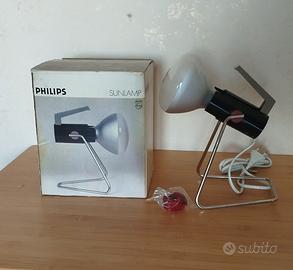 Lampada solare Philips PH3202 vintage degli anni '