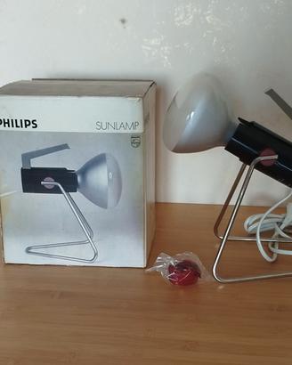 Lampada solare Philips PH3202 vintage degli anni '