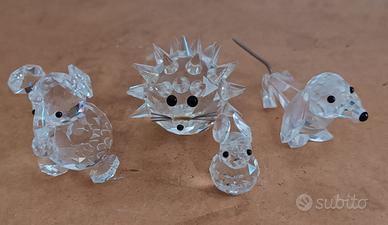 Swarovski set animaletti 4 PZ 
