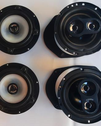 Altoparlanti casse auto Sony 140W + Audiola 200w
