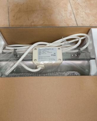 Lampada al quarzo 1500W argento (nuova)
