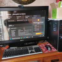 postazione PC completa