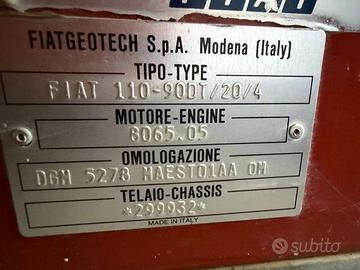 trattore gommato fiat 110/90